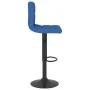Taburete de cocina de tela azul by , Kitchen stools - Ref: Foro24-334276, Price: 68,87 €, Discount: %
