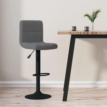 Taburete de cocina de terciopelo gris oscuro by , Kitchen stools - Ref: Foro24-334295, Price: 74,35 €, Discount: %
