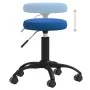 Silla de comedor de terciopelo azul de , Sillas de comedor - Ref: Foro24-3085731, Precio: 45,41 €, Descuento: %