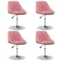 Sillas de comedor giratorias 4 unidades de terciopelo rosa von , Essstühle - Ref: Foro24-3088763, Preis: 214,36 €, Rabatt: %