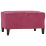 Juego de sofás con cojines 3 piezas terciopelo rojo tinto von , Sofas - Ref: Foro24-3201714, Preis: 473,23 €, Rabatt: %