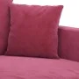 Juego de sofás con cojines 3 piezas terciopelo rojo tinto von , Sofas - Ref: Foro24-3201714, Preis: 473,23 €, Rabatt: %
