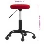 Taburete de masaje terciopelo rojo vino von , Massagesessel - Ref: Foro24-3085744, Preis: 53,08 €, Rabatt: %
