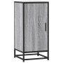 Aparador madera ingeniería y metal gris Sonoma 35,5x35x76 cm by , Sideboards - Ref: Foro24-848942, Price: 58,71 €, Discount: %