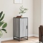 Aparador madera ingeniería y metal gris Sonoma 35,5x35x76 cm by , Sideboards - Ref: Foro24-848942, Price: 58,71 €, Discount: %