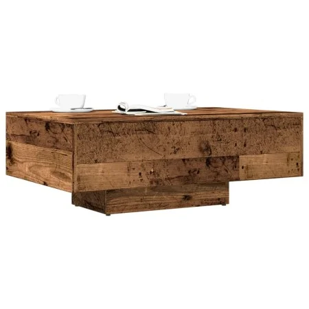 Mesa de centro madera ingeniería madera envejecida 85x55x31 cm by , Coffee table - Ref: Foro24-856402, Price: 66,43 €, Discou...