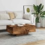 Mesa de centro madera ingeniería madera envejecida 85x55x31 cm by , Coffee table - Ref: Foro24-856402, Price: 68,76 €, Discou...