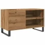 Mueble discos madera de ingeniería roble artisan 84,5x38x48 cm by , Closets and storage - Ref: Foro24-857245, Price: 72,77 €,...