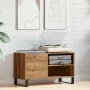 Mueble discos madera de ingeniería roble artisan 84,5x38x48 cm by , Closets and storage - Ref: Foro24-857245, Price: 72,77 €,...