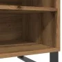 Mueble discos madera de ingeniería roble artisan 84,5x38x48 cm by , Closets and storage - Ref: Foro24-857245, Price: 72,77 €,...