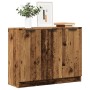 Aparador de madera de ingeniería envejecida 90,5x30x70 cm by , Sideboards - Ref: Foro24-856842, Price: 90,46 €, Discount: %
