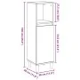 Armario de baño madera de ingeniería envejecida 30x30x100 cm von , Badezimmermöbel - Ref: Foro24-857108, Preis: 54,07 €, Raba...