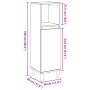 Armario de baño madera de ingeniería envejecida 30x30x100 cm von , Badezimmermöbel - Ref: Foro24-857108, Preis: 55,89 €, Raba...