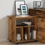 Armario con ruedas madera ingeniería envejecida 60x45x60 cm von , Schließfächer und Lagerschränke - Ref: Foro24-856662, Preis...
