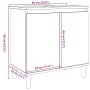 Mueble de lavabo madera de ingeniería roble artisan 58x33x60 cm von , Badezimmerwaschtische - Ref: Foro24-857115, Preis: 56,5...