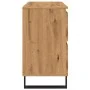 Mueble de lavabo madera de ingeniería roble artisan 80x33x60 cm de , Muebles de baño - Ref: Foro24-857239, Precio: 118,86 €, ...