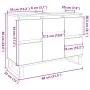 Mueble de lavabo madera de ingeniería roble artisan 80x33x60 cm de , Muebles de baño - Ref: Foro24-857239, Precio: 118,86 €, ...