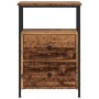 Mesita de noche madera de ingeniería envejecida 34x35,5x50 cm by , Nightstands - Ref: Foro24-857258, Price: 47,00 €, Discount: %