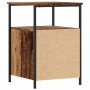 Mesita de noche madera de ingeniería envejecida 34x35,5x50 cm by , Nightstands - Ref: Foro24-857258, Price: 47,00 €, Discount: %