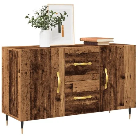 Aparador de madera de ingeniería envejecida 100x36x60 cm by , Sideboards - Ref: Foro24-857316, Price: 106,35 €, Discount: %