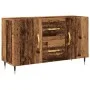 Aparador de madera de ingeniería envejecida 100x36x60 cm by , Sideboards - Ref: Foro24-857316, Price: 106,35 €, Discount: %
