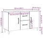 Aparador de madera de ingeniería envejecida 100x36x60 cm by , Sideboards - Ref: Foro24-857316, Price: 106,35 €, Discount: %