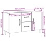 Aparador de madera de ingeniería envejecida 100x36x60 cm by , Sideboards - Ref: Foro24-857316, Price: 108,15 €, Discount: %