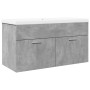 Mueble de baño con lavabo integrado gris hormigón von , Badezimmermöbel - Ref: Foro24-3324860, Preis: 226,10 €, Rabatt: %