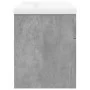 Mueble de baño con lavabo integrado gris hormigón de , Muebles de baño - Ref: Foro24-3324860, Precio: 210,32 €, Descuento: %