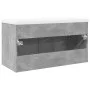 Mueble de baño con lavabo integrado gris hormigón de , Muebles de baño - Ref: Foro24-3324860, Precio: 210,32 €, Descuento: %