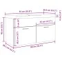 Mueble de baño con lavabo integrado gris hormigón de , Muebles de baño - Ref: Foro24-3324860, Precio: 210,32 €, Descuento: %