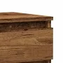 Mesita de noche madera ingeniería madera envejecida 40x35x50 cm de , Mesitas de noche - Ref: Foro24-857396, Precio: 46,57 €, ...
