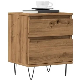 Mesitas de noche 2 uds madera roble artisian 40x35x50 cm by , Nightstands - Ref: Foro24-857419, Price: 93,61 €, Discount: %