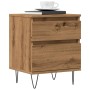 Mesitas de noche 2 uds madera roble artisian 40x35x50 cm de , Mesitas de noche - Ref: Foro24-857419, Precio: 95,20 €, Descuen...
