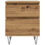 Mesitas de noche 2 uds madera roble artisian 40x35x50 cm de , Mesitas de noche - Ref: Foro24-857419, Precio: 95,20 €, Descuen...
