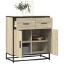 Aparador madera ingeniería y metal roble Sonoma 68x35x76 cm von , Sideboards - Ref: Foro24-848980, Preis: 104,05 €, Rabatt: %