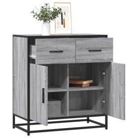 Aparador madera ingeniería y metal gris Sonoma 68x35x76 cm von , Sideboards - Ref: Foro24-848982, Preis: 83,54 €, Rabatt: %