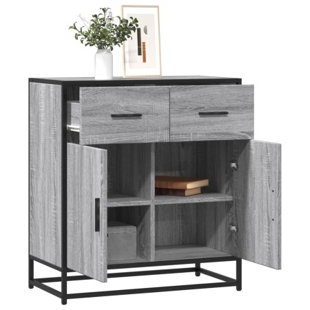 Aparador madera ingeniería y metal gris Sonoma 68x35x76 cm von , Sideboards - Ref: Foro24-848982, Preis: 83,54 €, Rabatt: %