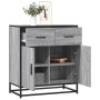 Aparador madera ingeniería y metal gris Sonoma 68x35x76 cm von , Sideboards - Ref: Foro24-848982, Preis: 83,54 €, Rabatt: %