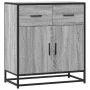 Aparador madera ingeniería y metal gris Sonoma 68x35x76 cm de , Aparadores - Ref: Foro24-848982, Precio: 82,53 €, Descuento: %