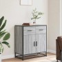 Aparador madera ingeniería y metal gris Sonoma 68x35x76 cm von , Sideboards - Ref: Foro24-848982, Preis: 83,54 €, Rabatt: %