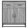 Aparador madera ingeniería y metal gris Sonoma 68x35x76 cm de , Aparadores - Ref: Foro24-848982, Precio: 82,53 €, Descuento: %