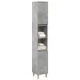 Armario de baño madera contrachapada gris hormigón 30x30x190 cm von , Badezimmerwaschtische - Ref: Foro24-857101, Preis: 70,6...