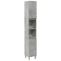 Armario de baño madera contrachapada gris hormigón 30x30x190 cm von , Badezimmerwaschtische - Ref: Foro24-857101, Preis: 70,6...