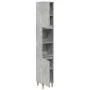 Armario de baño madera contrachapada gris hormigón 30x30x190 cm von , Badezimmerwaschtische - Ref: Foro24-857101, Preis: 70,6...