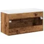 Mueble con lavabo integrado madera envejecida 91x39,5x49 cm de , Tocadores de baño - Ref: Foro24-3328925, Precio: 222,91 €, D...