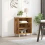 Aparador de madera de ingeniería envejecida 57x35x75 cm de , Aparadores - Ref: Foro24-856468, Precio: 45,46 €, Descuento: %