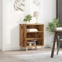 Aparador de madera de ingeniería envejecida 57x35x75 cm by , Sideboards - Ref: Foro24-856468, Price: 47,48 €, Discount: %