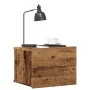 Mesita de noche de pared madera envejecida 40x32x30 cm von , Nachttische - Ref: Foro24-855944, Preis: 37,32 €, Rabatt: %