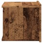 Mesita de noche de pared madera envejecida 40x32x30 cm by , Nightstands - Ref: Foro24-855944, Price: 37,86 €, Discount: %